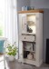 Wohnwand >WZ-0133< (4-teilig) weiss / eichefarbig - 327x214x42 (BxHxT)