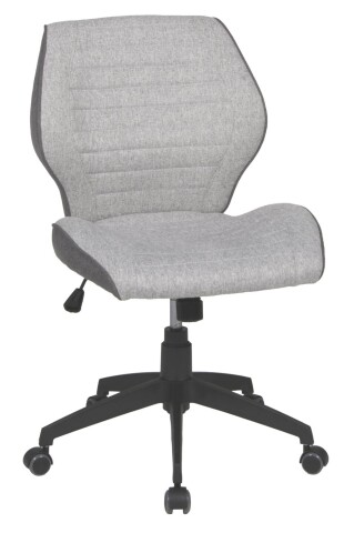 Bürostuhl >Madita< Wippmechanik, ergonomisch, hellgrau / dunkelgrau - 61x90x61 (BxHxT)