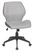 Bürostuhl >Madita< Wippmechanik, ergonomisch, hellgrau / dunkelgrau - 61x90x61 (BxHxT)