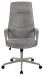 Chefsessel >Marinus< ergonomisch, Wippmechanik,  grau, Webstoff - 64x111x64cm (BxHxT)