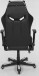 Gaming-Stuhl >Game-Rocker< ergonomisch, schwarz / weiß - 66x128x66 (BxHxT)