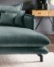Polsterecke >Launce< verstellbare Armlehnen, Zier-Wendekissen, Ocean - 255x94x180cm (BxHxT)