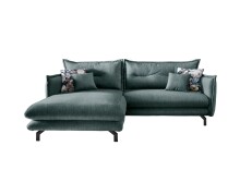 Polsterecke >Launce< verstellbare Armlehnen, Zier-Wendekissen, Ocean - 255x94x180cm (BxHxT)