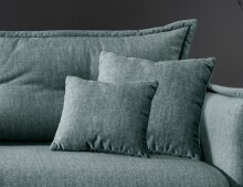 Polsterecke >Launce< verstellbare Armlehnen, Zier-Wendekissen, Ocean - 255x94x180cm (BxHxT)