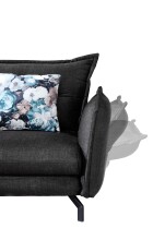 Polsterecke >Launce< verstellbare Armlehnen, Zier-Wendekissen, Ocean - 255x94x180cm (BxHxT)