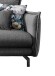 Polsterecke >Launce< verstellbare Armlehnen, Zier-Wendekissen, asche - 255x94x180cm (BxHxT)