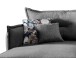 Polsterecke >Launce< verstellbare Armlehnen, Zier-Wendekissen, asche - 255x94x180cm (BxHxT)