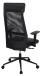 Bürostuhl >Homepro< Kaltschaumpolster, Netrücken, schwarz - 68x117x68cm (BxHxT)