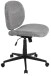 Bürostuhl >Tilo< in grau, Kordstoff - 61x90x61cm (BxHxT)