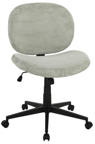 Bürostuhl >Tilo< in mint, Kordstoff - 61x90x61cm (BxHxT)