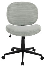 Bürostuhl >Tilo< in mint, Kordstoff -...