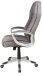 Chefsessel >Dirk< Federkern,  dunkelgrau, Webstoff - 66x116x66cm (BxHxT)