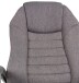 Chefsessel >Dirk< Federkern,  dunkelgrau, Webstoff - 66x116x66cm (BxHxT)