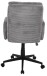 Bürostuhl >Charly< Taschenfederkern, in grau, Kordstoff - 64x96x64cm (BxHxT)