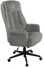 Chefsessel >Otto< 150 kg belastbar, grau, Webstoff...