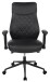 Bürostuhl >Homepro< Rautensteppung, schwarz, Mikrofaser - 67x109x67cm (BxHxT)