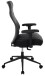 Bürostuhl >Homepro< Rautensteppung, schwarz, Mikrofaser - 67x109x67cm (BxHxT)