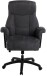 Chefsessel >Mauro< 150kg, Taschenfederkern, anthrazit, Mikrofaser - 73x114x73cm (BxHxT)