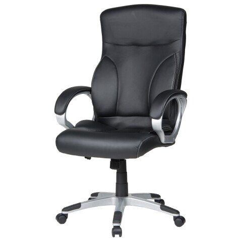 Chefsessel >Cosimo< 150 kg belastbar, ergonomisch, schwarz - 65x114x65cm (BxHxT)