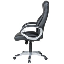 Chefsessel >Cosimo< 150 kg belastbar, ergonomisch, schwarz - 65x114x65cm (BxHxT)