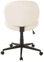 Bürostuhl >Tilo< ergonomisch, in creme, Kordstoff - 61x90x61cm (BxHxT)