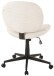 Bürostuhl >Tilo< ergonomisch, in creme, Kordstoff - 61x90x61cm (BxHxT)