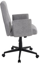 Bürostuhl >Bo< Taschenfederkern, ergonomisch,  grau, Webstoff - 64x96x64cm (BxHxT)