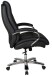 Chefsessel >Federico< bis 180kg belastbar, Taschenfederkern, schwarz - 81x113x81cm (BxHxT)