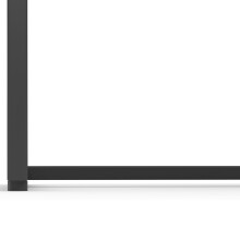 Hochschrank >Asia< in Anthrazit - 90x125x40cm (BxHxT)