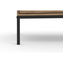 Lowboard >Bari< in Eichenoptik Braun - 160x50x40cm (BxHxT)