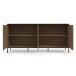 Sideboard >Bari< in Eichenoptik Braun - 175x82x40cm (BxHxT)