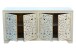 Sideboard >Kalita< in Weiß, Massivholz - 170x85x40cm (BxHxT)