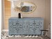 Sideboard >Kalita< in Grau, Massivholz - 170x85x40cm (BxHxT)