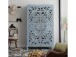 Highboard >Kalita< in Grau, Massivholz - 100x165x40cm (BxHxT)