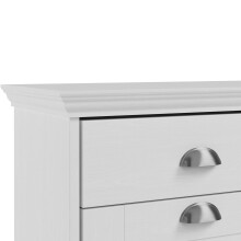 Schuhkipper >Motala< in Weiß - 80x105x35cm (BxHxT)