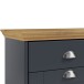Schuhkipper >Motala< in Anthrazit - 80x105x35cm (BxHxT)