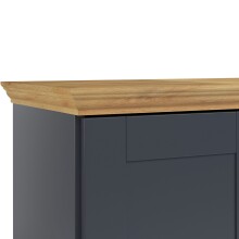 Hochkommode >Motala< in Anthrazit - 75x110x35cm (BxHxT)