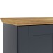 Hochkommode >Motala< in Anthrazit - 75x110x35cm (BxHxT)