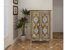 Highboard >Sharma< in Braun, Mangoholz -...