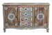Sideboard >Sharma< in Braun, Mangoholz - 140x85x40cm (BxHxT)