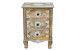 Nachtkommode >Sharma< in Braun, Mangoholz - 50x70x40cm (BxHxT)