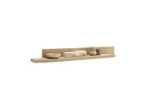 Wohnwand >MONIZ< (2-teilig) Salbei/Eiche, Lowboard 195x57x44cm, Wandboard 175x22x26cm