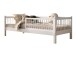 Daybett >Buche Massiv< in Buche massiv weiß lackiert - 207,5x68x97,5 (BxHxT)
