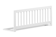 Hausbett >Buche Massiv< in Buche massiv weiß lackiert - 207,5x170x97,5 (BxHxT)