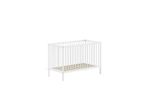 Babybett >Dino< in Buche Weiß, Massivholz -...