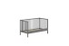 Babybett >Dino< in Buche Anthrazit, Massivholz - 144x84,4x75,5cm (BxHxT)