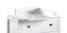 Wickelaufsatz >Amori< in Weiß, Massivholz - 53x53x14x72,6cm (LxBxHxT)