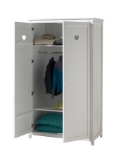 Babymöbel-Set >Amori< (4-teilig) in Weiß, Holzwerkstoff