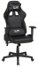 Gaming-Stuhl >Game-Rocker< LED Beleuchtung, Bezug schwarz - 66x125x66cm (BxHxT)