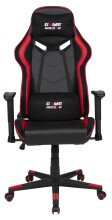 Gaming-Stuhl >Game-Rocker< in schwarz / rot - 66x128x66cm (BxHxT)